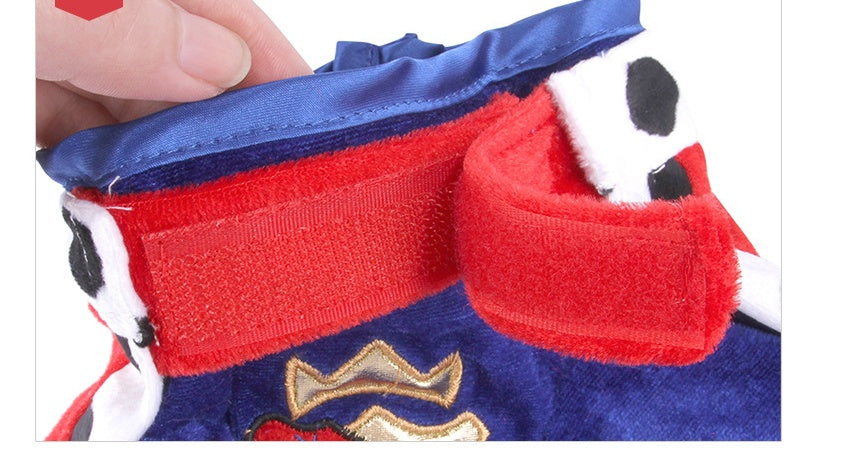 HKM-814163 Pet King Cape Accessory Set for Dogs - Hat and Collar for Celebrations and Dress-Up Occasions