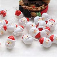 HKM-814163 Santa Claus LED String Lights - Waterproof Holiday Decoration for Christmas Trees, 1.5M Length