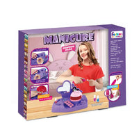 HKM-814227 Kids' DIY Nail Polish Manicure Set - Fashion Makeup Art Kit for Girls Ages 2-14