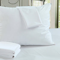 HKM-814547 Waterproof Knitted Cotton Pillowcase - 50x70CM & 48x74CM, 1 Pair