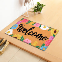 HKM-814611 Cartoon Non-Slip Absorbent Bath Mat for Home Entrance, Bedroom, and Living Room - Machine Washable