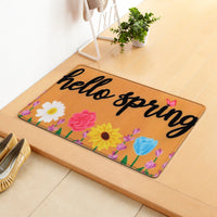 HKM-814611 Cartoon Non-Slip Absorbent Bath Mat for Home Entrance, Bedroom, and Living Room - Machine Washable