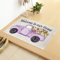 HKM-814611 Cartoon Non-Slip Absorbent Bath Mat for Home Entrance, Bedroom, and Living Room - Machine Washable