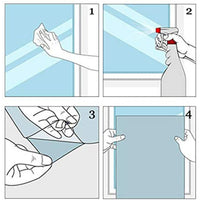 HKM-814675 Christmas Snowflake Window Clings - Reusable Self-Adhesive Static Stickers for Festive Decor