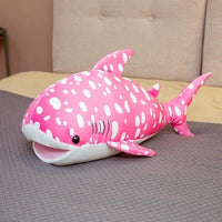 HKM-814675 Spotted Fish Plush Pillow - Soft Short Plush Cushion Filled with PP Cotton