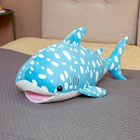 HKM-814675 Spotted Fish Plush Pillow - Soft Short Plush Cushion Filled with PP Cotton