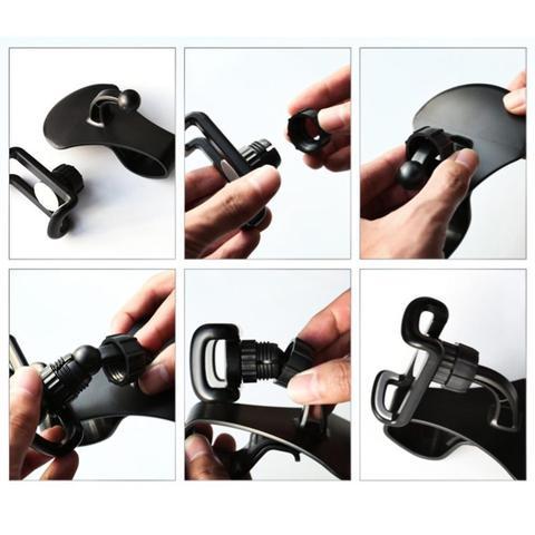 HKM-814803 360-Degree Adjustable Magnetic Phone Holder for Car - Easy Installation, Tilt Angle 60 Degrees, Fits All Sizes