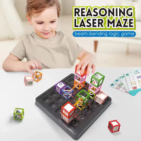HKM-815123 Laser Maze STEM Toy for Kids - Interactive Light Beam Bending Puzzle Game, Ages 5+