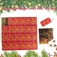 HKM-815315 Santa Claus Flat Puzzle Toy - 70x50 Paper Puzzle Featuring Classic Holiday Character