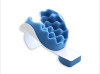 HKM-815379 Cervical Support Pillow - Blue Headrest Cushion for Neck and Shoulder Relief