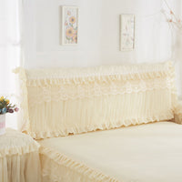 HKM-815507 Korean Princess Quilted Thickened Bed Cover – All-Inclusive Design for Bed Head in Various Colors