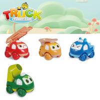 HKM-815507 Pull Back Plastic Engineering Toy Truck for Kids - Safe, Durable Vehicle Playset