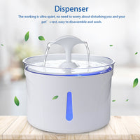 HKM-815571 Automatic Pet Drinking Fountain with LED Indicator for Cats and Dogs