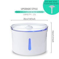 HKM-815571 Automatic Pet Drinking Fountain with LED Indicator for Cats and Dogs