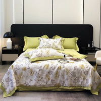 HKM-815699 Summer Duvet Four-Piece Set with Cool Fiber and Washed Silk Finish