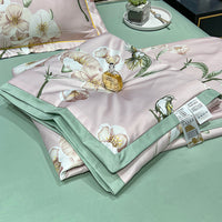 HKM-815699 Summer Duvet Four-Piece Set with Cool Fiber and Washed Silk Finish