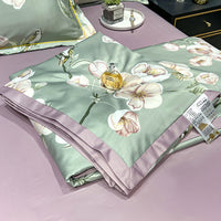 HKM-815699 Summer Duvet Four-Piece Set with Cool Fiber and Washed Silk Finish