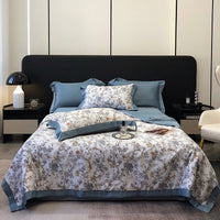 HKM-815699 Summer Duvet Four-Piece Set with Cool Fiber and Washed Silk Finish