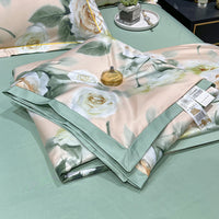 HKM-815699 Summer Duvet Four-Piece Set with Cool Fiber and Washed Silk Finish