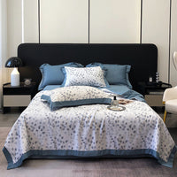 HKM-815699 Summer Duvet Four-Piece Set with Cool Fiber and Washed Silk Finish