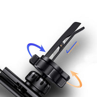HKM-815763 Fully Automatic Gravity Lock Mobile Phone Holder for Car with Dual-arm Design