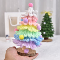HKM-815827 Mini Christmas Tree DIY Kit - Twister Color Options, Plastic, 24x14cm