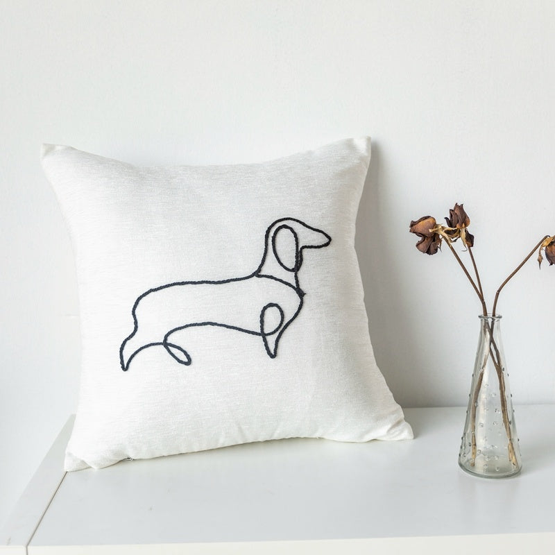 HKM-815827 Modern Simple 45x45cm Sofa Pillow Cushion for Living Room