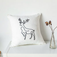 HKM-815827 Modern Simple 45x45cm Sofa Pillow Cushion for Living Room