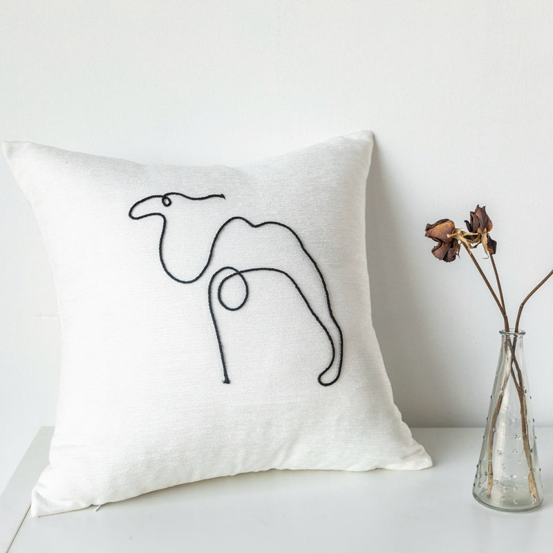 HKM-815827 Modern Simple 45x45cm Sofa Pillow Cushion for Living Room