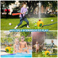 HKM-815955 Water Sprinkler Baseball Toy for Backyard Fun and Outdoor Play - Summer Activity for Kids
