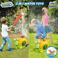 HKM-815955 Water Sprinkler Baseball Toy for Backyard Fun and Outdoor Play - Summer Activity for Kids