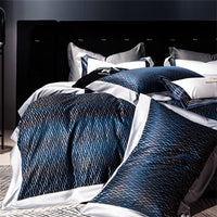 HKM-816019 Long-staple Cotton Jacquard Four-Piece Bedding Set - Available in Multiple Sizes