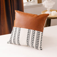 HKM-816083 Double Sofa Cushion with Cotton Canvas Cover and PP Cotton Filling - 45x45cm & 35x50cm Long Pillow