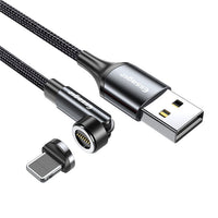 HKM-816083 Rotating 540 Degree Magnetic Data Cable - 3-in-1 Mini USB, Micro USB, TYPE-C, 1m & 2m Lengths Available