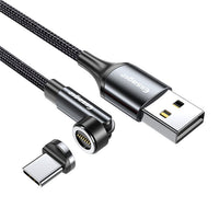 HKM-816083 Rotating 540 Degree Magnetic Data Cable - 3-in-1 Mini USB, Micro USB, TYPE-C, 1m & 2m Lengths Available