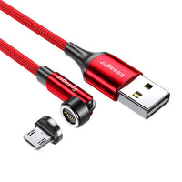 HKM-816083 Rotating 540 Degree Magnetic Data Cable - 3-in-1 Mini USB, Micro USB, TYPE-C, 1m & 2m Lengths Available