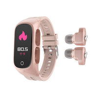 HKM-816211 Smart Bracelet and Bluetooth Headset Combo for Kids and Adults - Compatible with Android and iOS Platforms