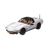 HKM-816275 Corvette C3 Sports Car Model Building Block Set with 1347+ Pieces for Kids Ages 8 and Up