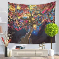 HKM-816403 European Classical Plush Tapestry Background - 100% Polyester Fiber, Machine Woven Home Decor