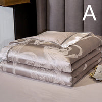 HKM-816531 Light Luxury Embroidered Cotton Summer Quilt - Multiple Sizes Available