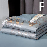 HKM-816531 Light Luxury Embroidered Cotton Summer Quilt - Multiple Sizes Available