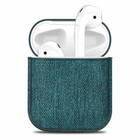 HKM-816595 Felt and Hard Shell Protective Case for AirPods 1/2 - Simple Solid Color Design