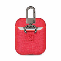 HKM-816595 Felt and Hard Shell Protective Case for AirPods 1/2 - Simple Solid Color Design