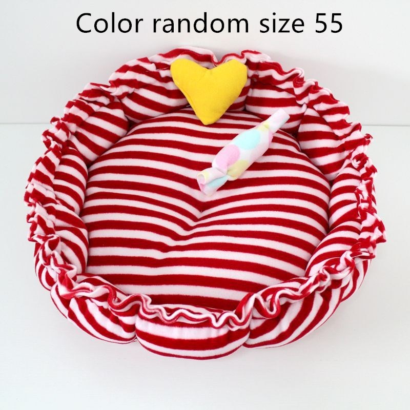 HKM-816659 Cozy Cotton Pet Nest Mat for Small Pets - Hand Washable, Random Color