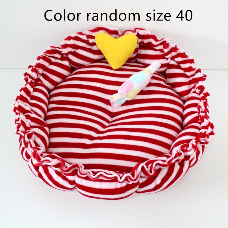 HKM-816659 Cozy Cotton Pet Nest Mat for Small Pets - Hand Washable, Random Color