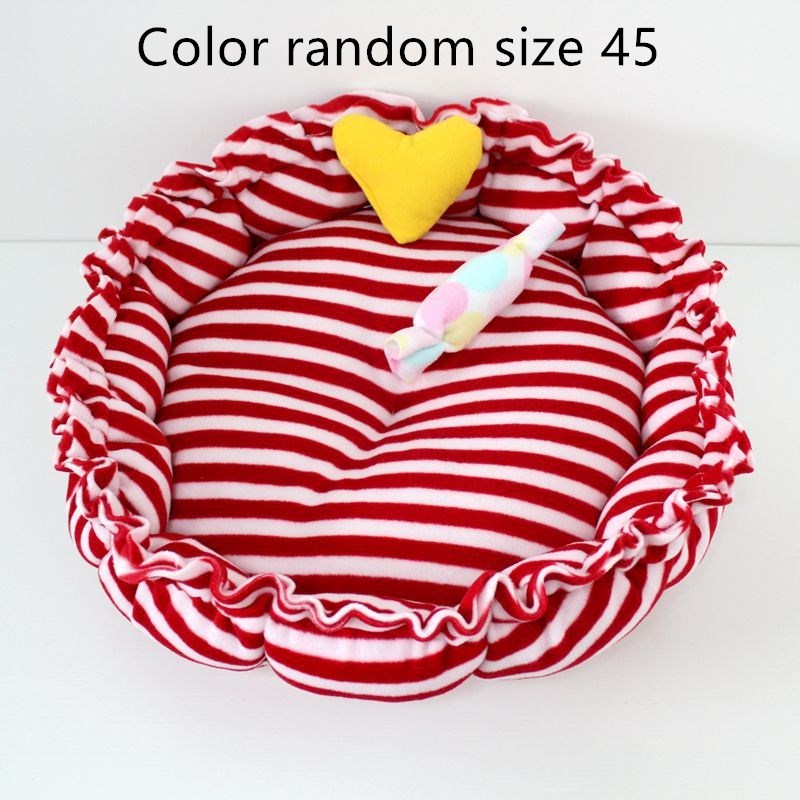 HKM-816659 Cozy Cotton Pet Nest Mat for Small Pets - Hand Washable, Random Color
