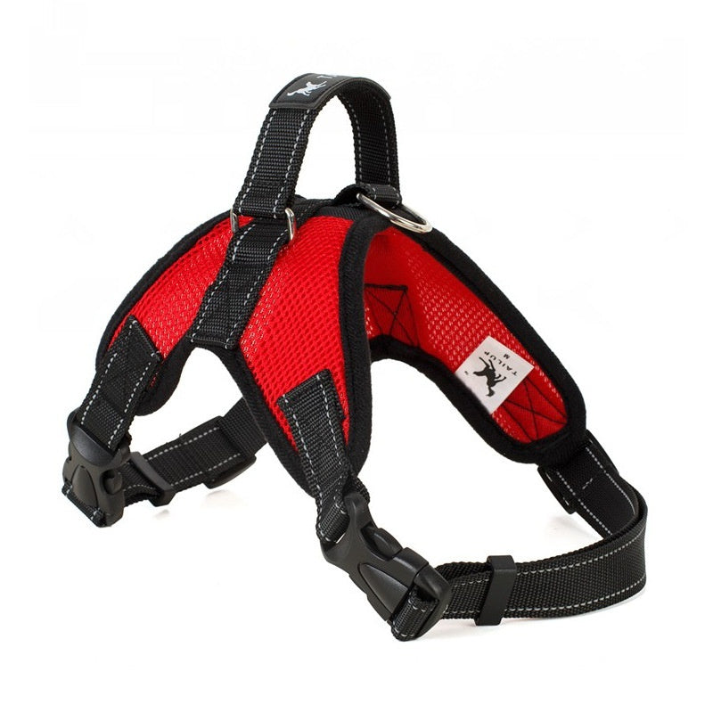 HKM-816723 Camouflage Pet Saddle Chest Strap Dog Vest for Outdoor Traction