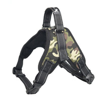 HKM-816723 Camouflage Pet Saddle Chest Strap Dog Vest for Outdoor Traction