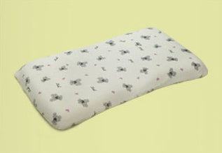 HKM-816979 Memory Foam Baby Shaped Pillow for 3-12 Months, Cotton Cover, Easy to Clean