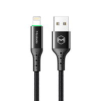 HKM-817235 USB Charging Cable for Apple Devices - 1.2m Length, Black, Single Head Connector